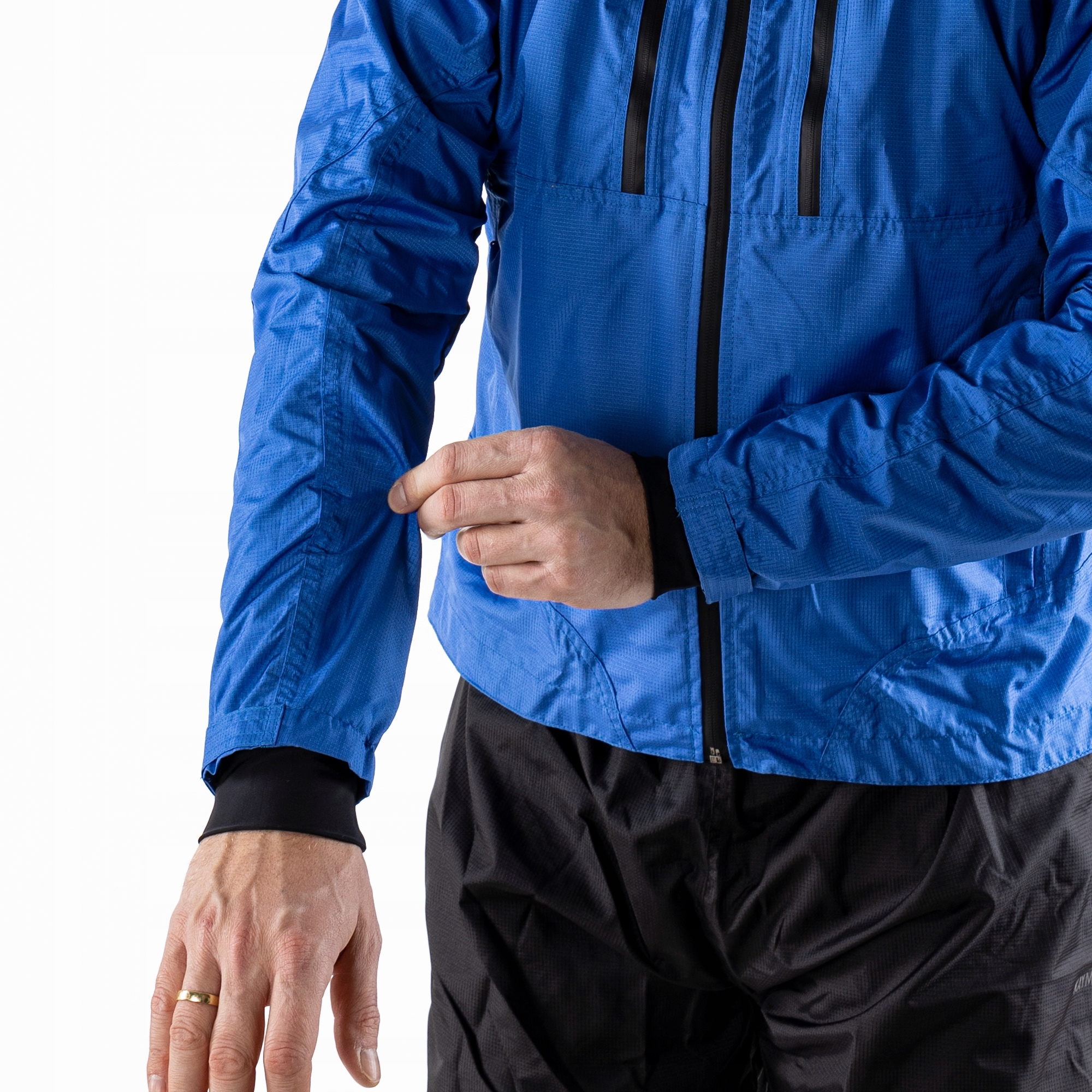 KAYMAQ kurtka rowerowa przeciwdeszczowa kaptur XL Model J2MH