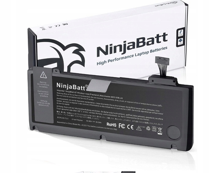 Ninjabatt Baterie 5100 mAh/ 39 Wh 7,6 V (6078)