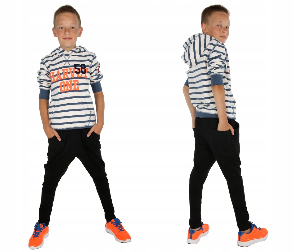 

Baggy Spodnie dresowe, obniżony krok 134