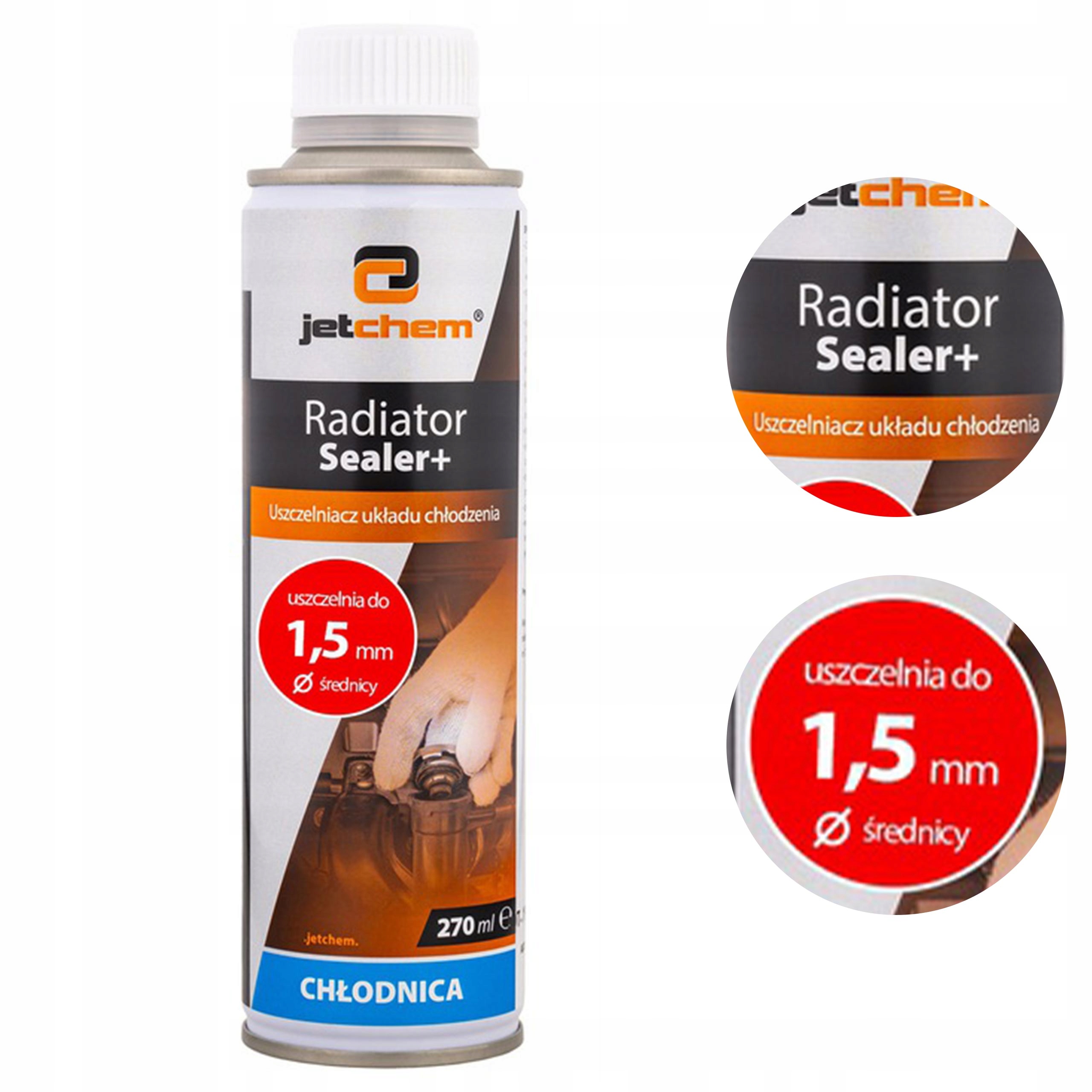 JETCHEM RADIATOR SEALER+ УПЛОТНИТЕЛЬ BLOKU ДВИГАТЕЛЯ 1,6MM фото 1