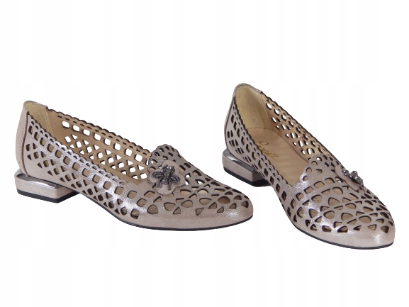 Piękne balerinki ażurowe - NOWOŚĆ 2024 !!! Rozmiar 40
