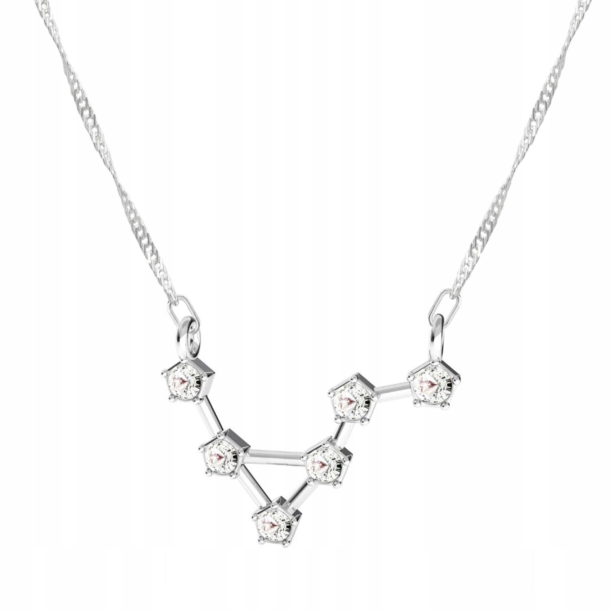 Stříbrný náhrdelník s Vodnářem Znamení zvěrokruhu Vodnář Stříbro 925