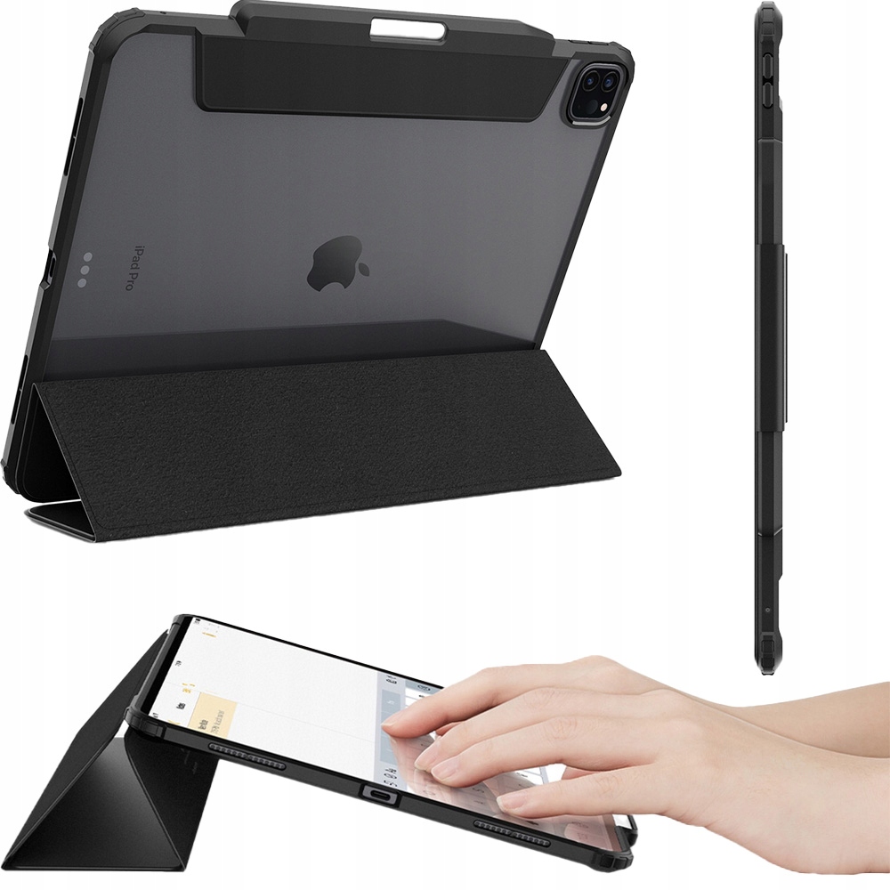 Pouzdro s klopou pro iPad Pro 13" 2025/2024, Spigen Ultra Hybrid Pro pouzdro