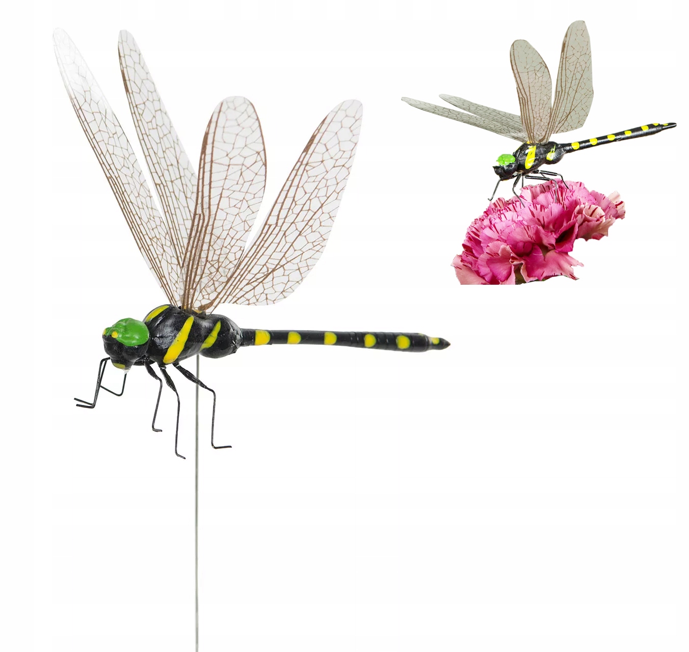 OZDOBA ZAWIESZKA WAŻKA DO KWIATÓW stroików doniczek owad dekoracja Kod producenta 12603