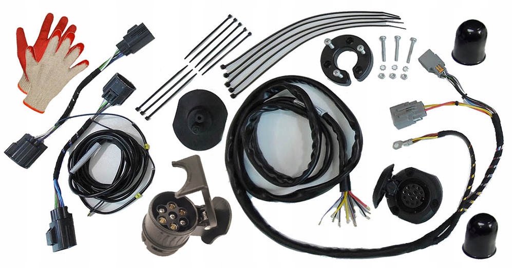 ORYGINAŁ WIĄZKA do HAK HOLOWNICZY 13P RANGE ROVER DISCOVERY4 IV 2009-17LAND Producent Hak-system