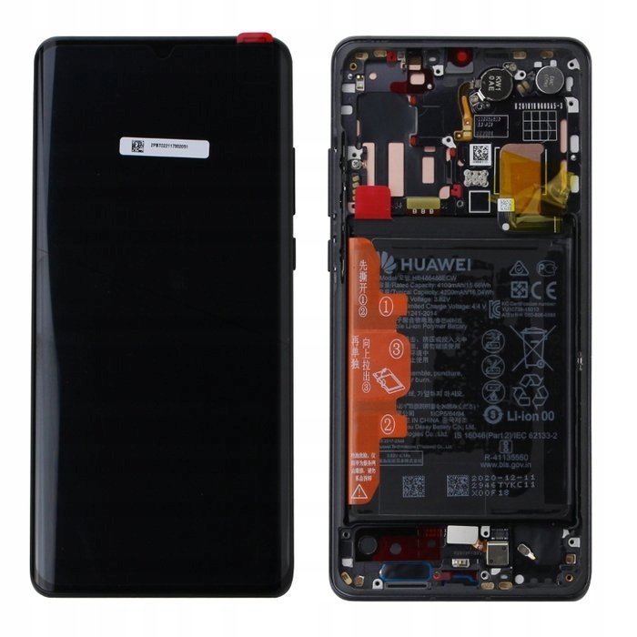 Originální Displej Huawei P30 Pro LCD Digitizer Baterie Rámeček