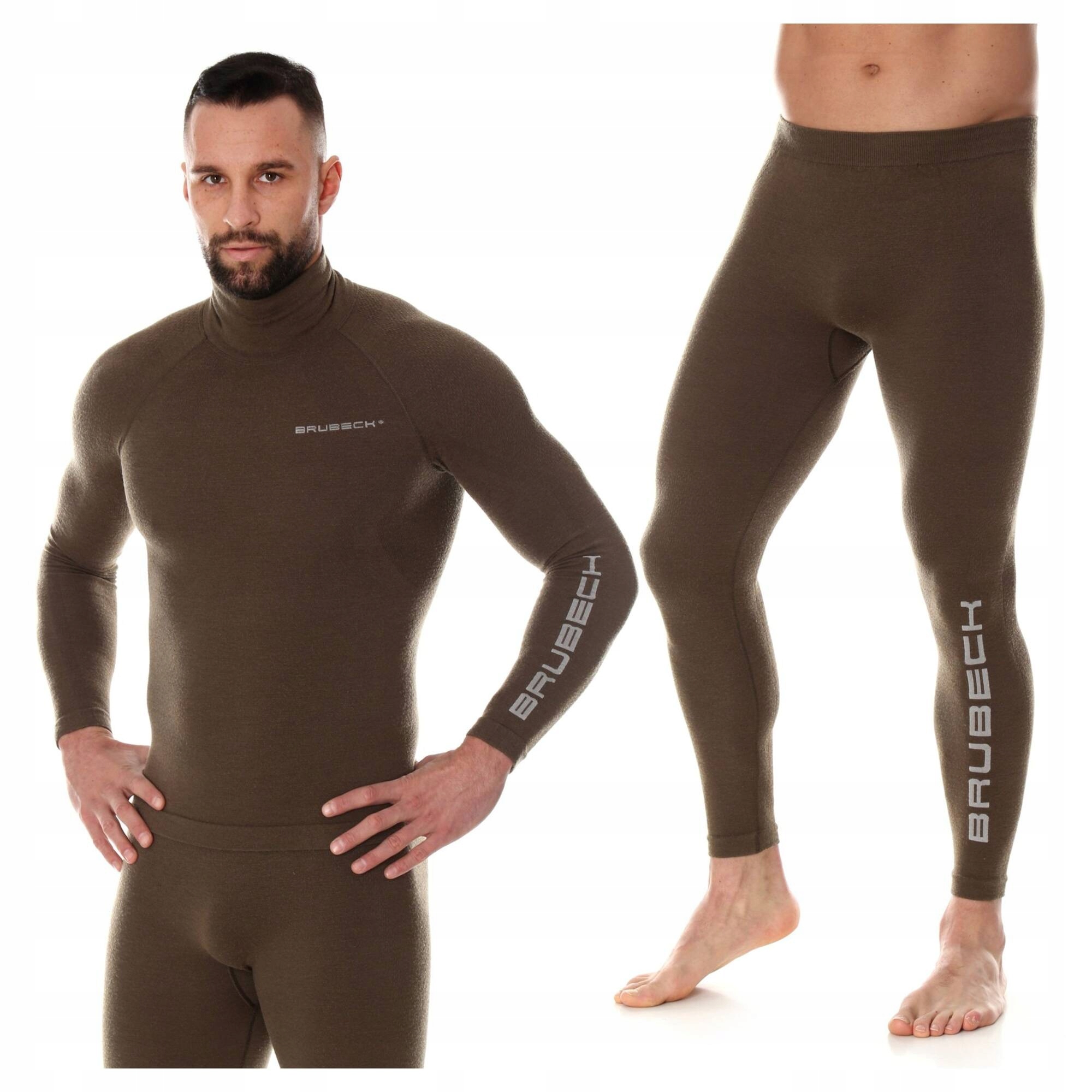 Męska Bielizna Termoaktywna Brubeck Ranger Wool Komplet termiczna ciepła