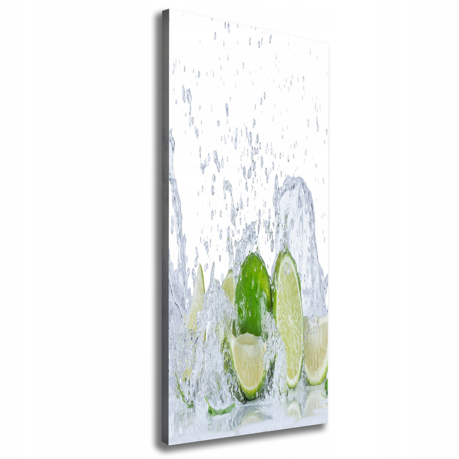 

Nowoczesny obraz canvas na ramie Limonki 50x125 cm