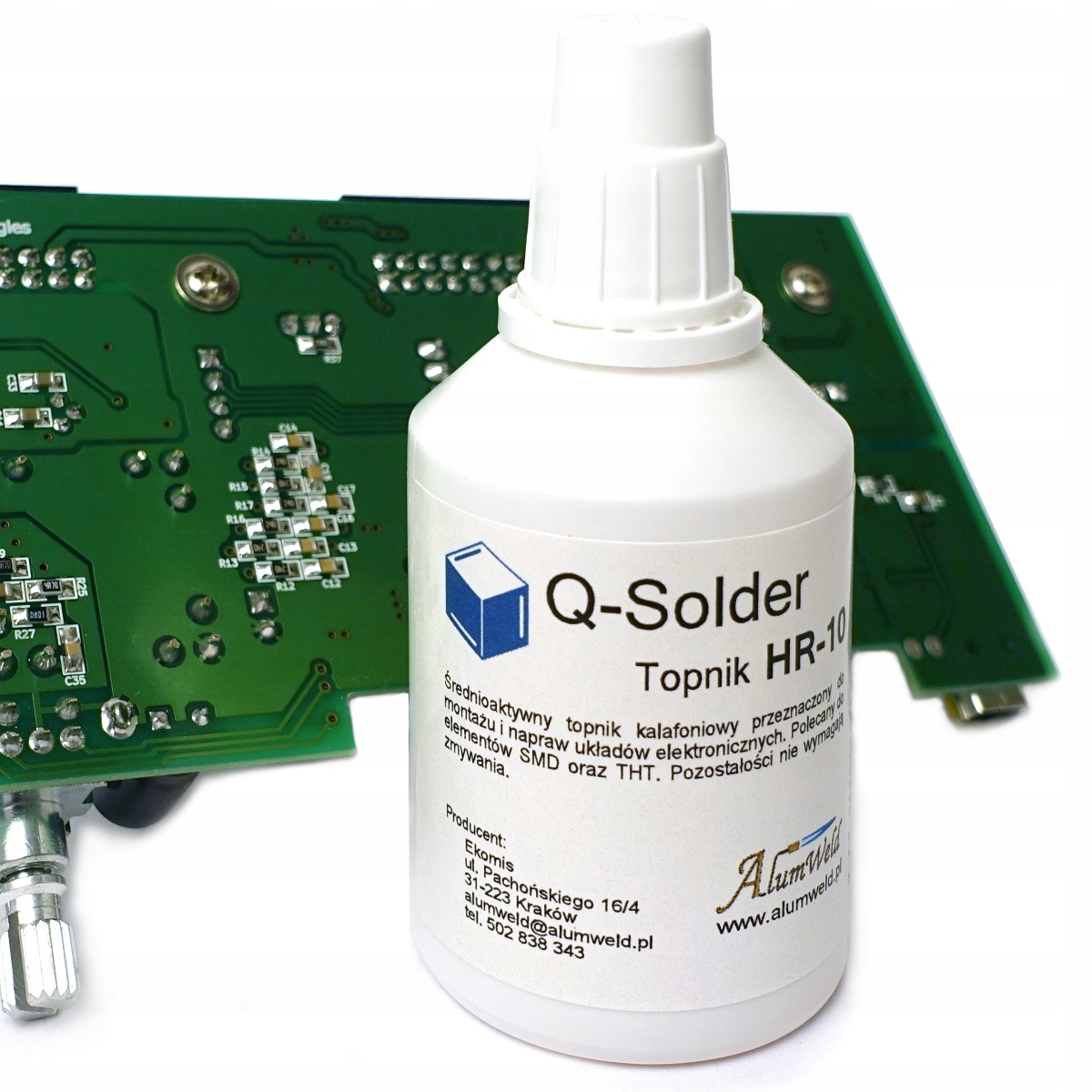 

Q01S Topnik Q-Solder HR-10. Lutowanie Smd Smt 40ml