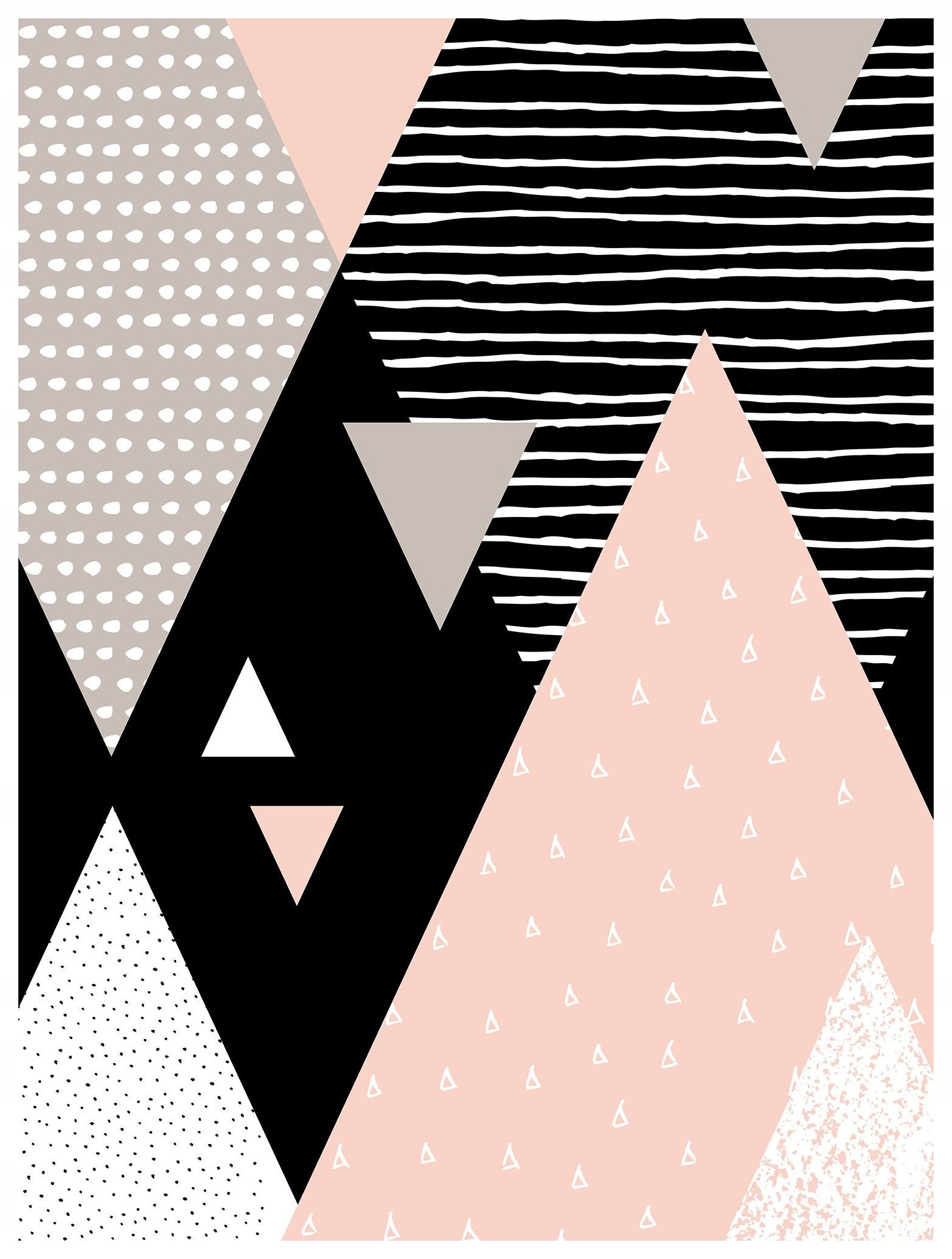 Fototapeta Geometria štýlu vinylová 184x254 Trojuholníky kosoštvorcové čiary lepidlo