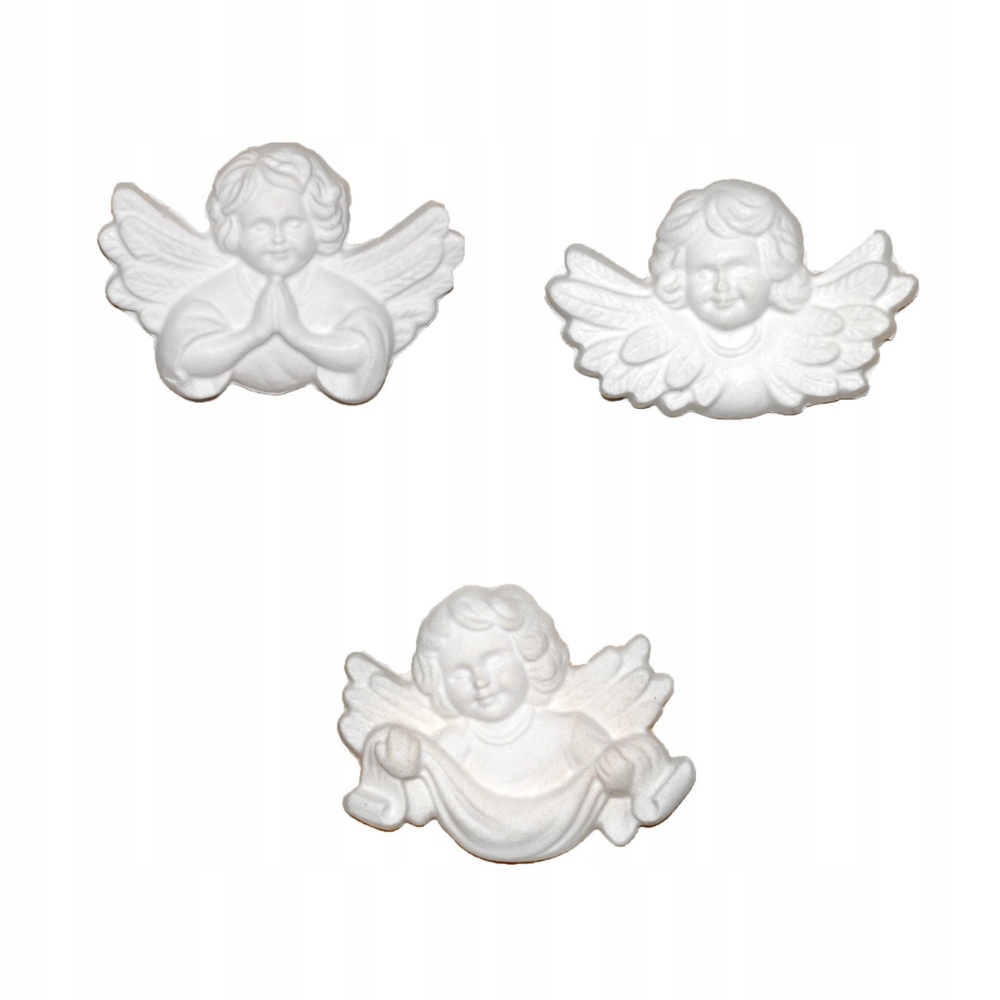 

Aniołek mix 30 szt Gipsowy Ozdoba komunia