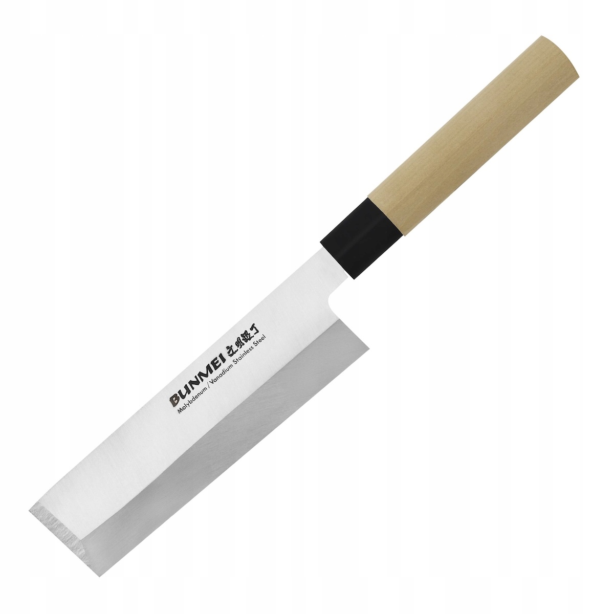 Bunmei Japonský ľavý ostrý nôž Sekáčik Kuchynský Usuba na sekanie 18 cm