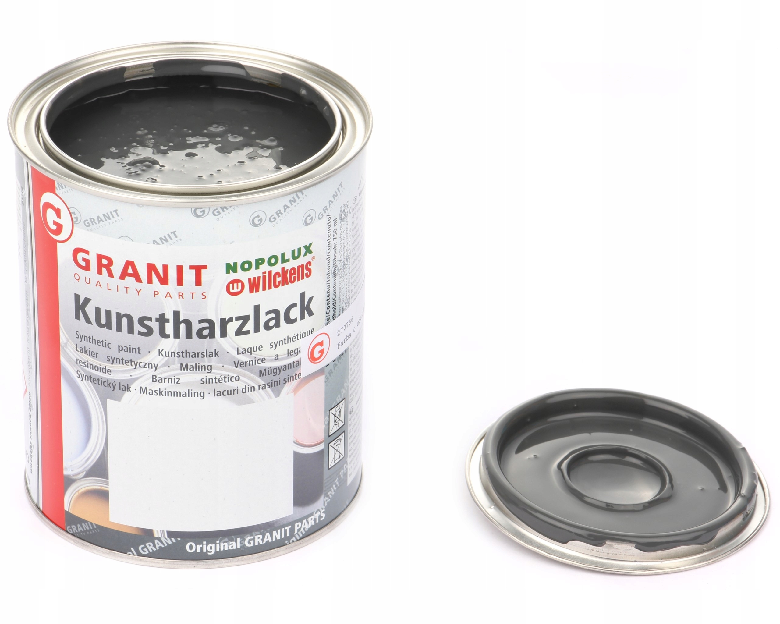 lak, barva strojů RAL7043 2,5l Wilckens Granit