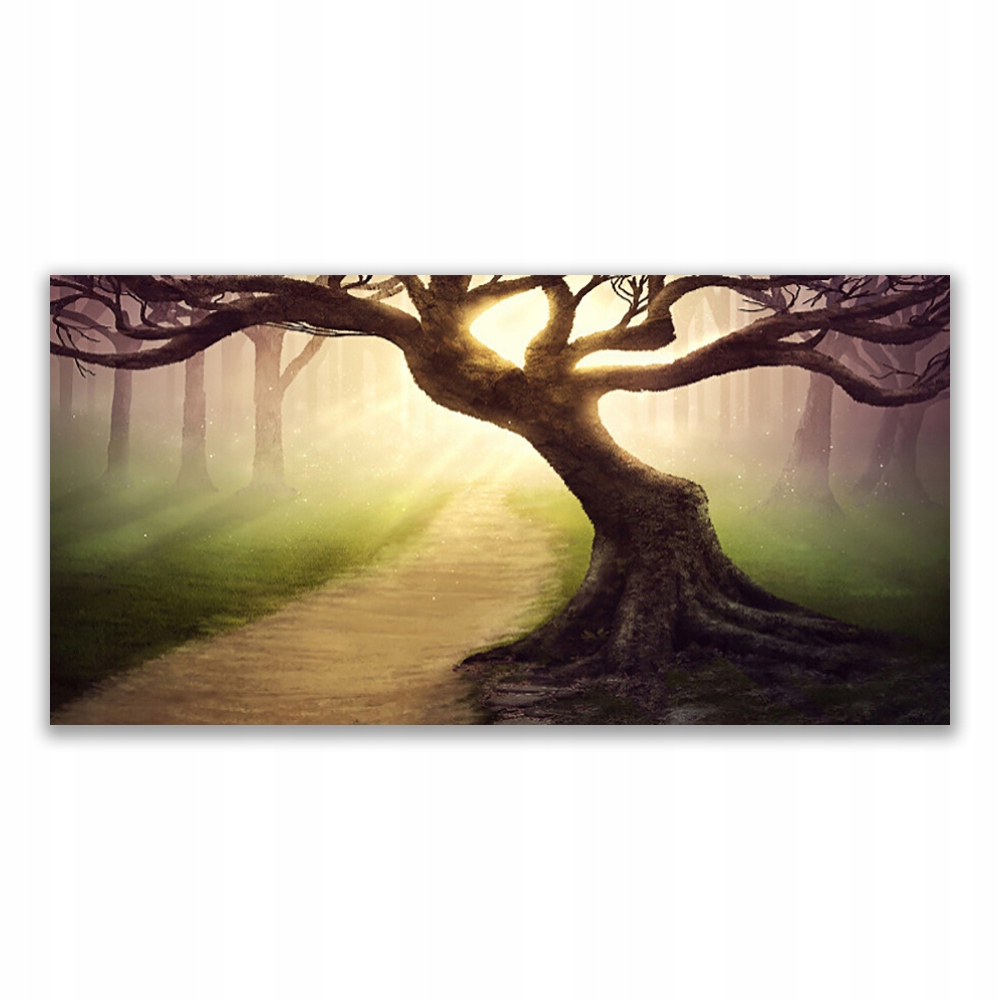 

Fotoobraz z grafiką 140x70 Drzewo Promienie Słońce