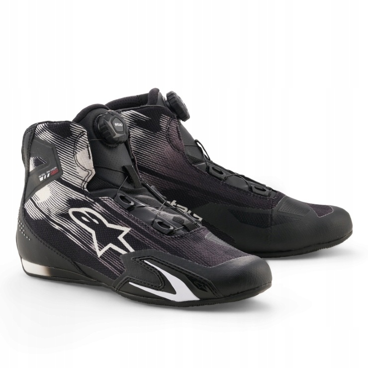 Alpinestars Celer Vented Black/white Športové Motocyklové Topánky 42