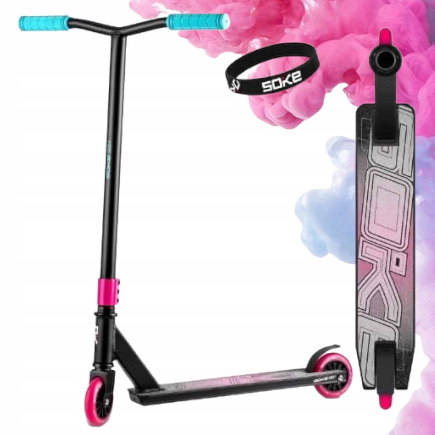 Soke 1546 Freestylová koloběžka Go! růžovo-modrá