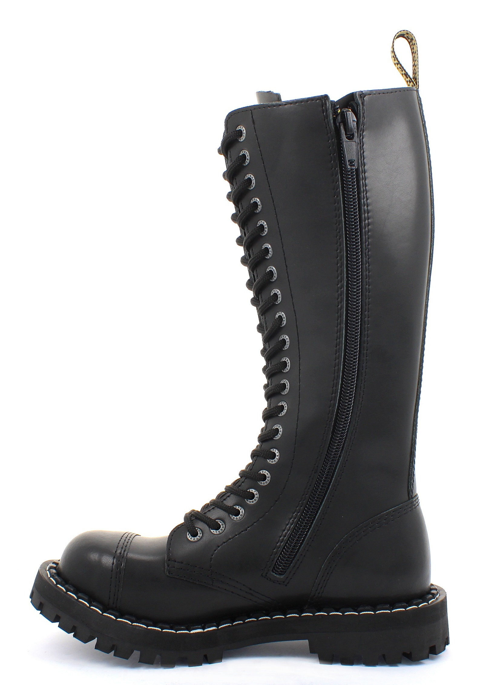 GLANY STEEL CZARNE 20-DZIUR 140/O/Z/B 44 Rozmiar 44