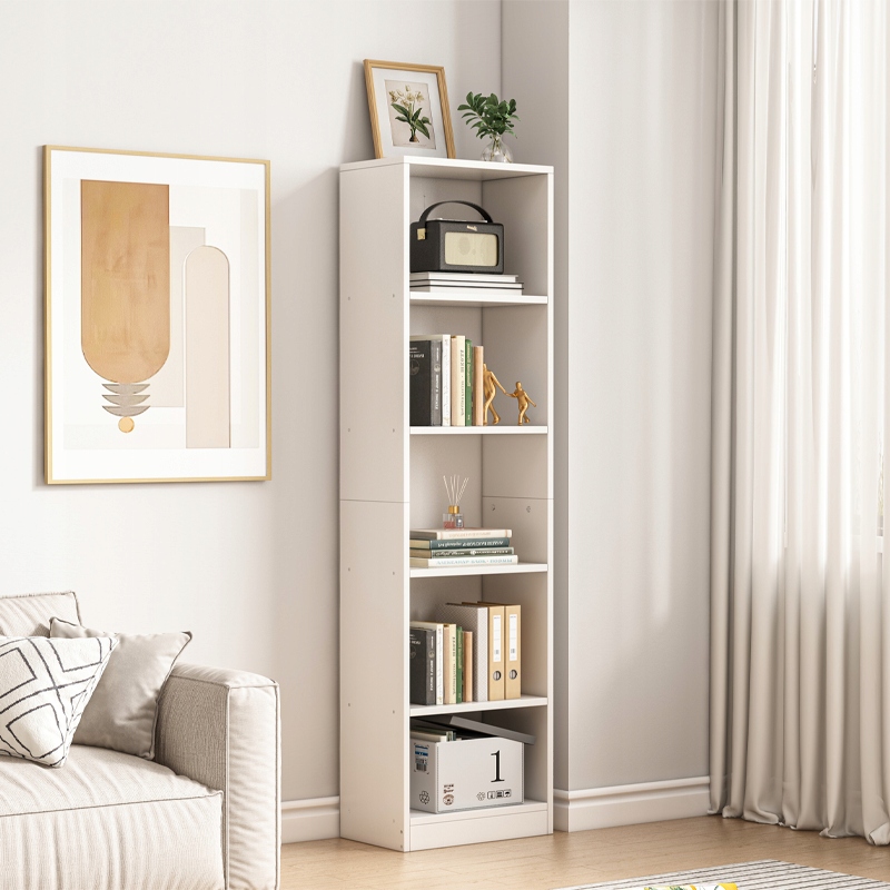 BIAŁY REGAŁ STOJĄCY NA KSIĄŻKI PÓŁKI WYSOKI NOWOCZESNY SŁUPEK LOFT 182cm Marka MuvuHome