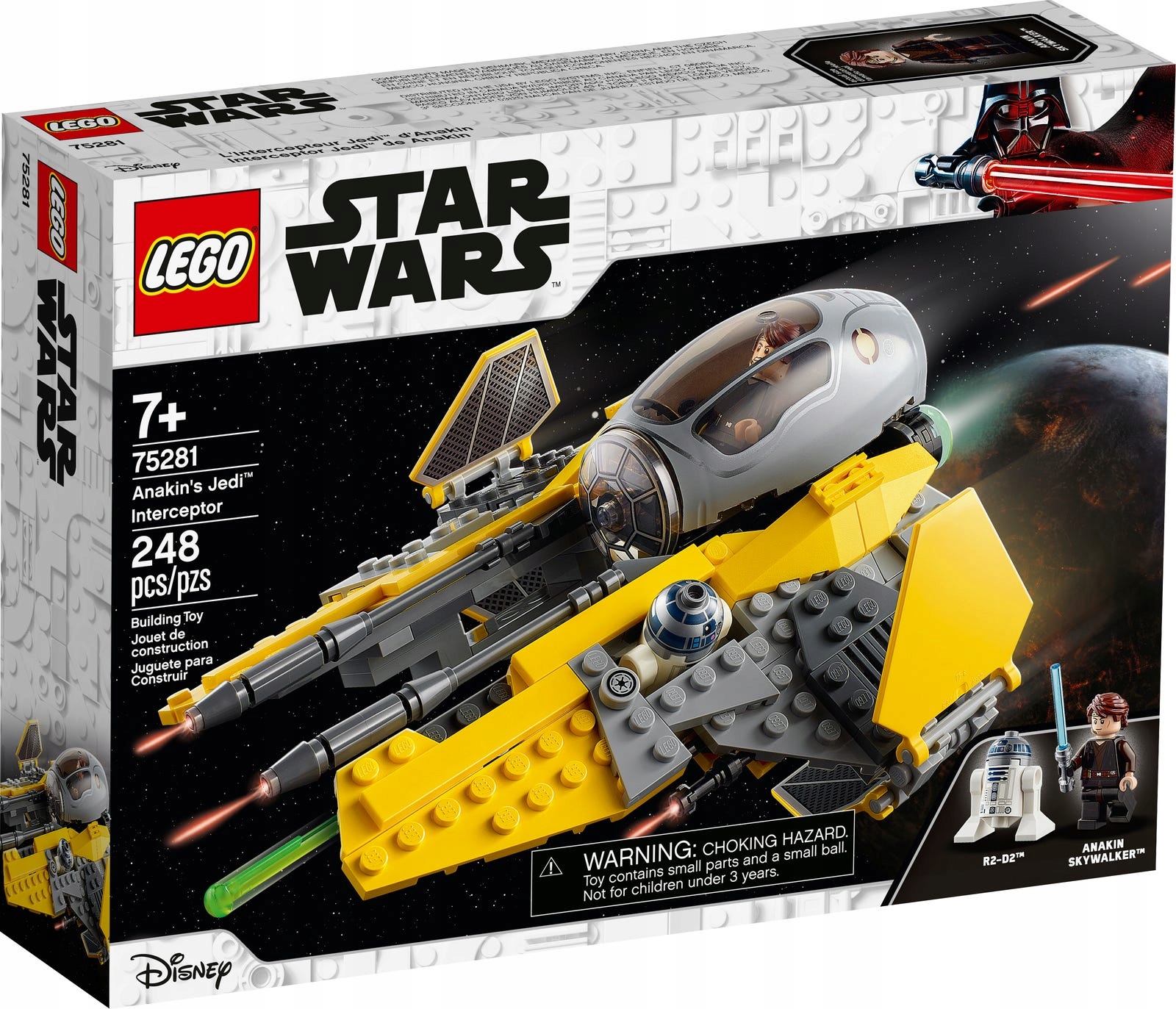 Lego Star Wars Anakinův interceptor Jedi 75281 Nové