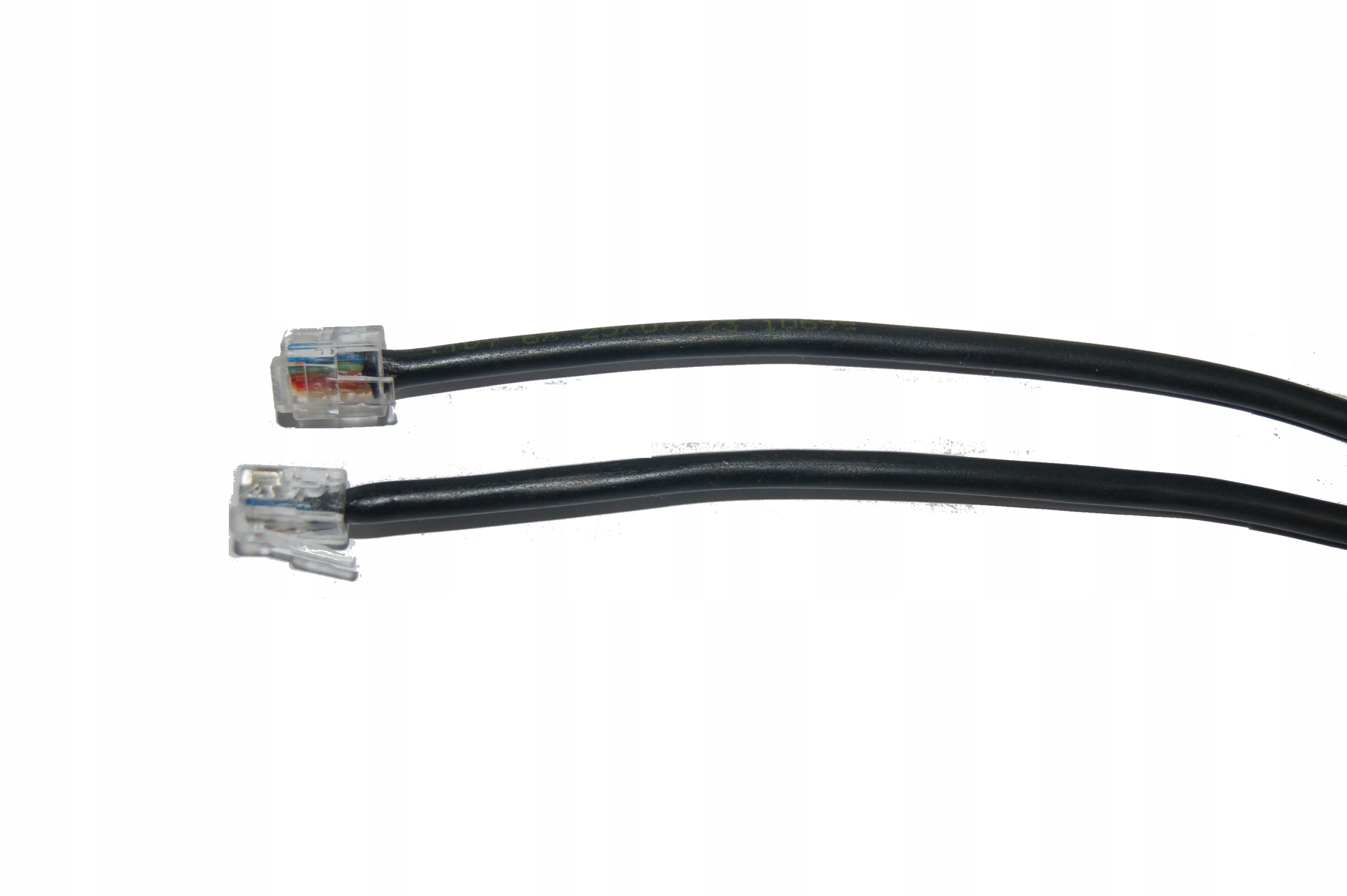 Kabel telefoniczny wtyk RJ12 (6p6c)/wtyk RJ12(6p6c) przewód z żelem 8m
