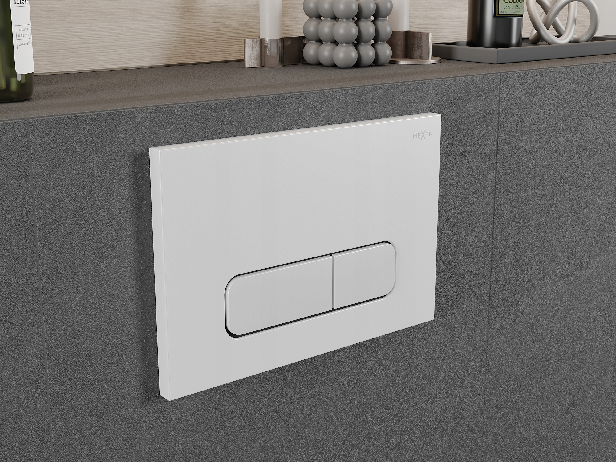 MEXEN FENIX 02 PRZYCISK DO STELAŻA WC BIAŁY MATOWY Marka Mexen