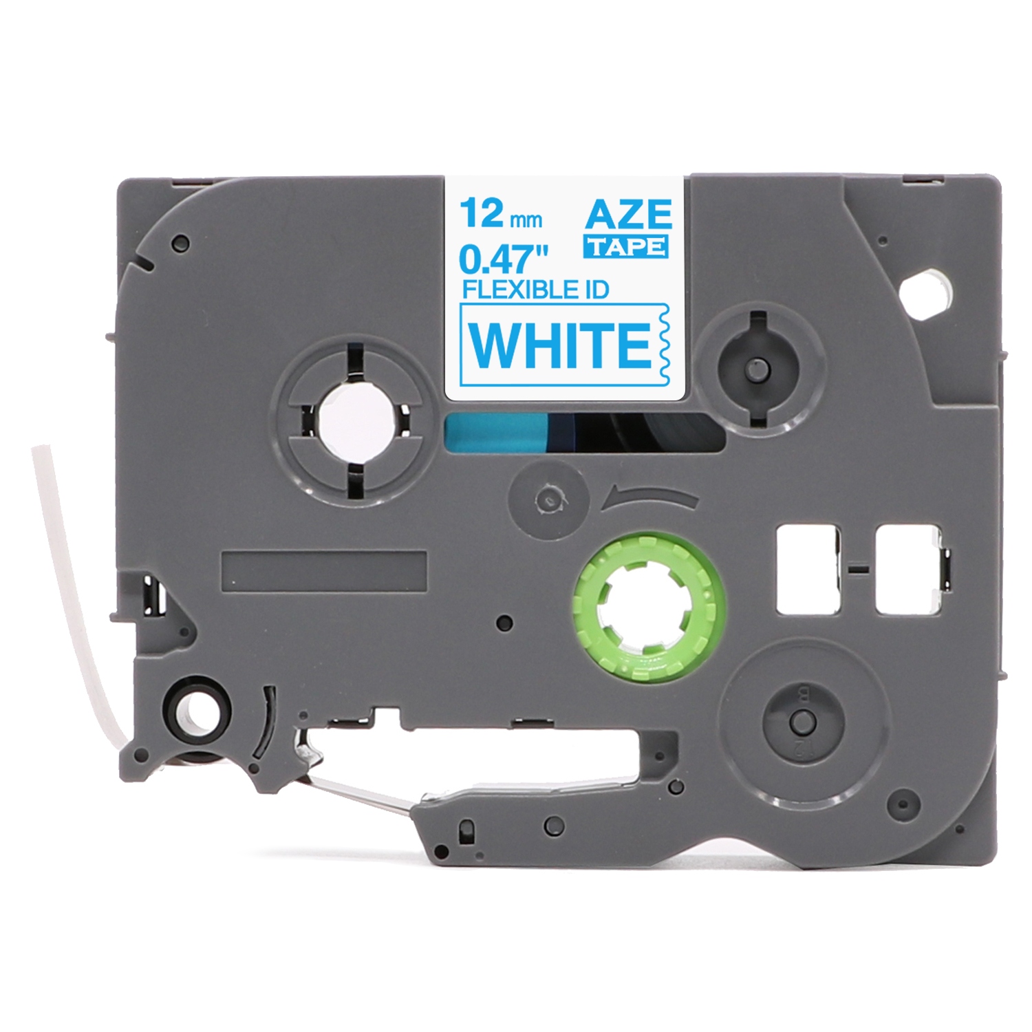TAŚMA DO BROTHER TZe-FX233 12MM Biały FLEXI