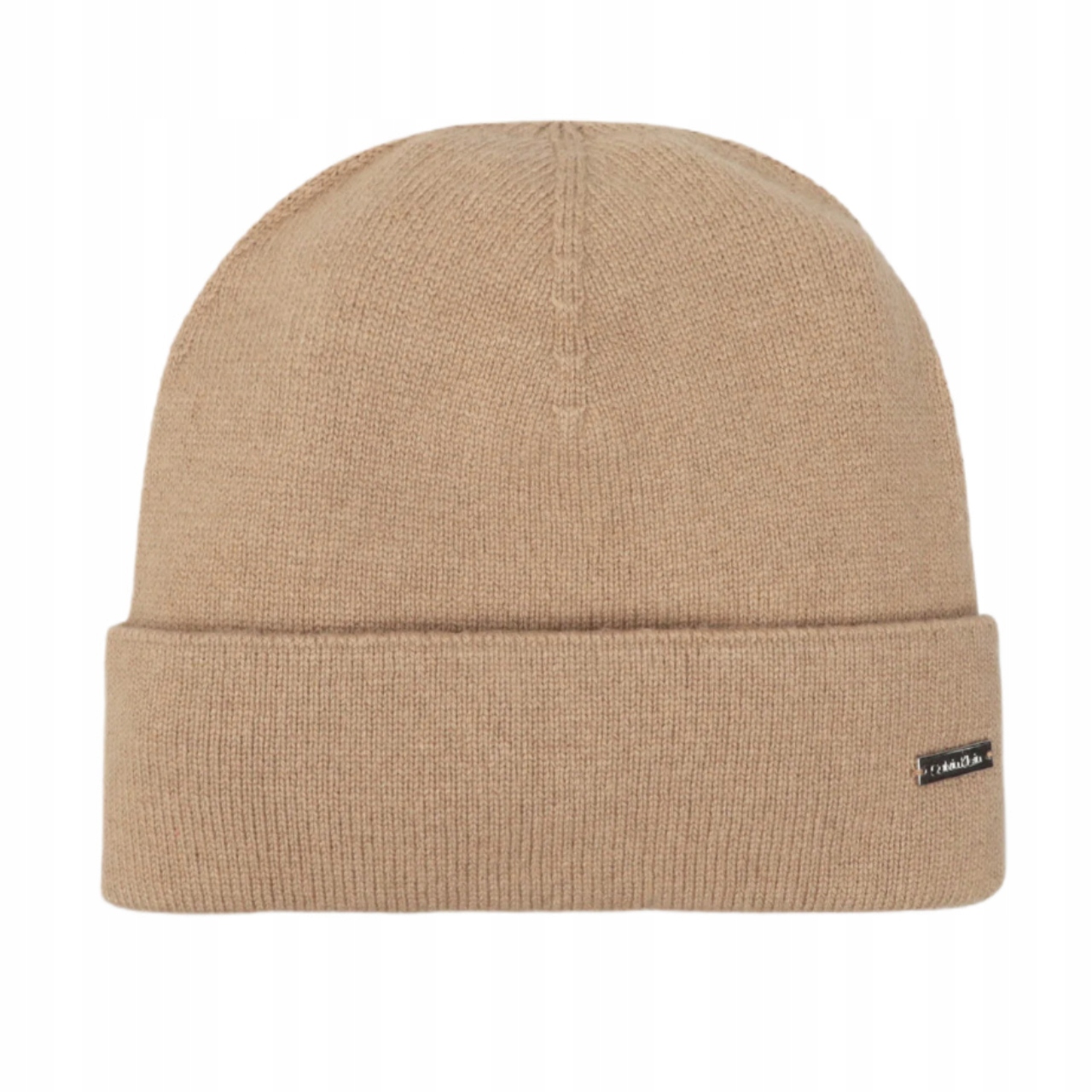 -37% Calvin Klein Čepice Cashmere Beanie Béžová