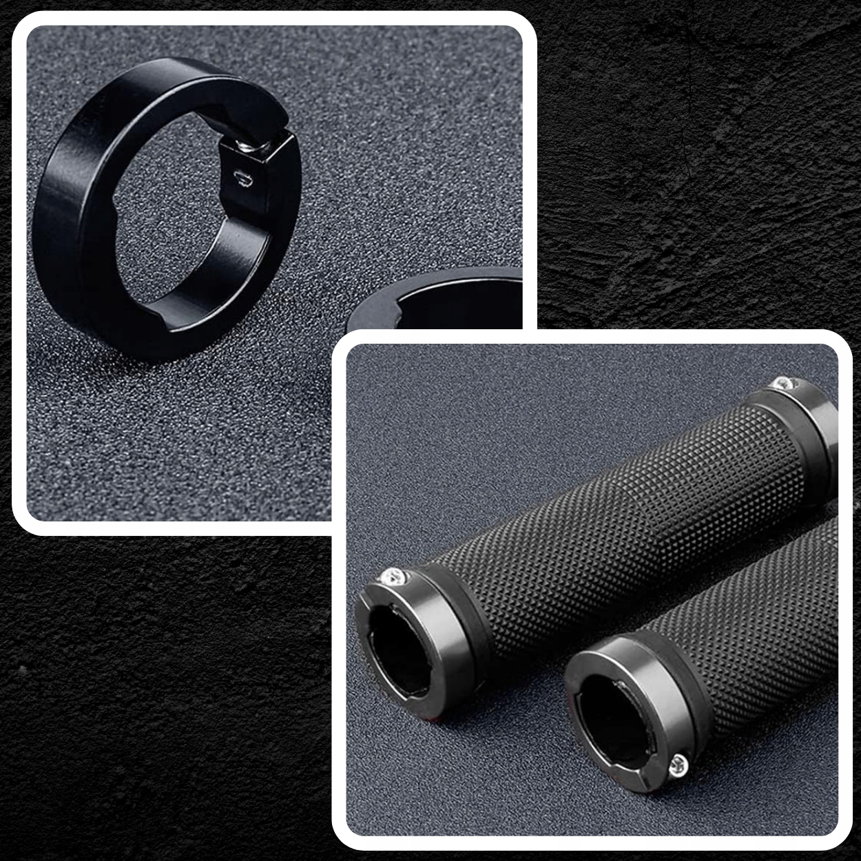 CHWYTY GRIPY ROWEROWE RĄCZKI KIEROWNICY 2 OBEJMY EAN (GTIN) 5905220717491