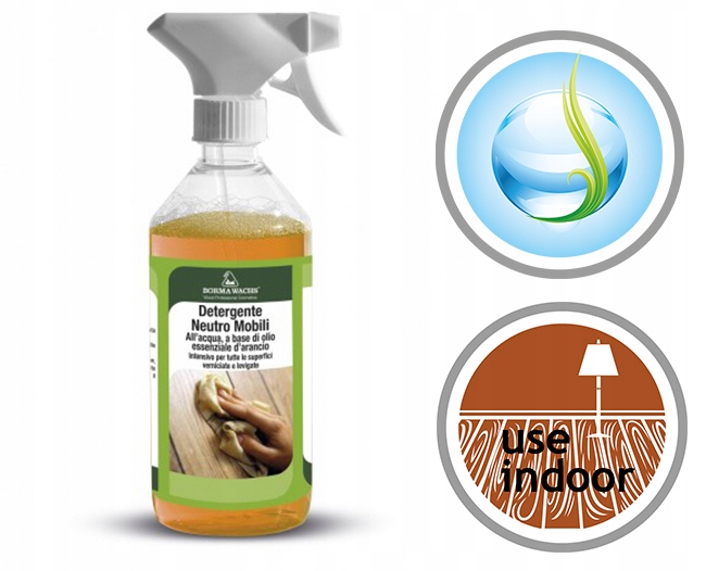Środek do czyszczenia pielęgnacji mebli 0,5L Borma Waga produktu z opakowaniem jednostkowym 0.5 kg