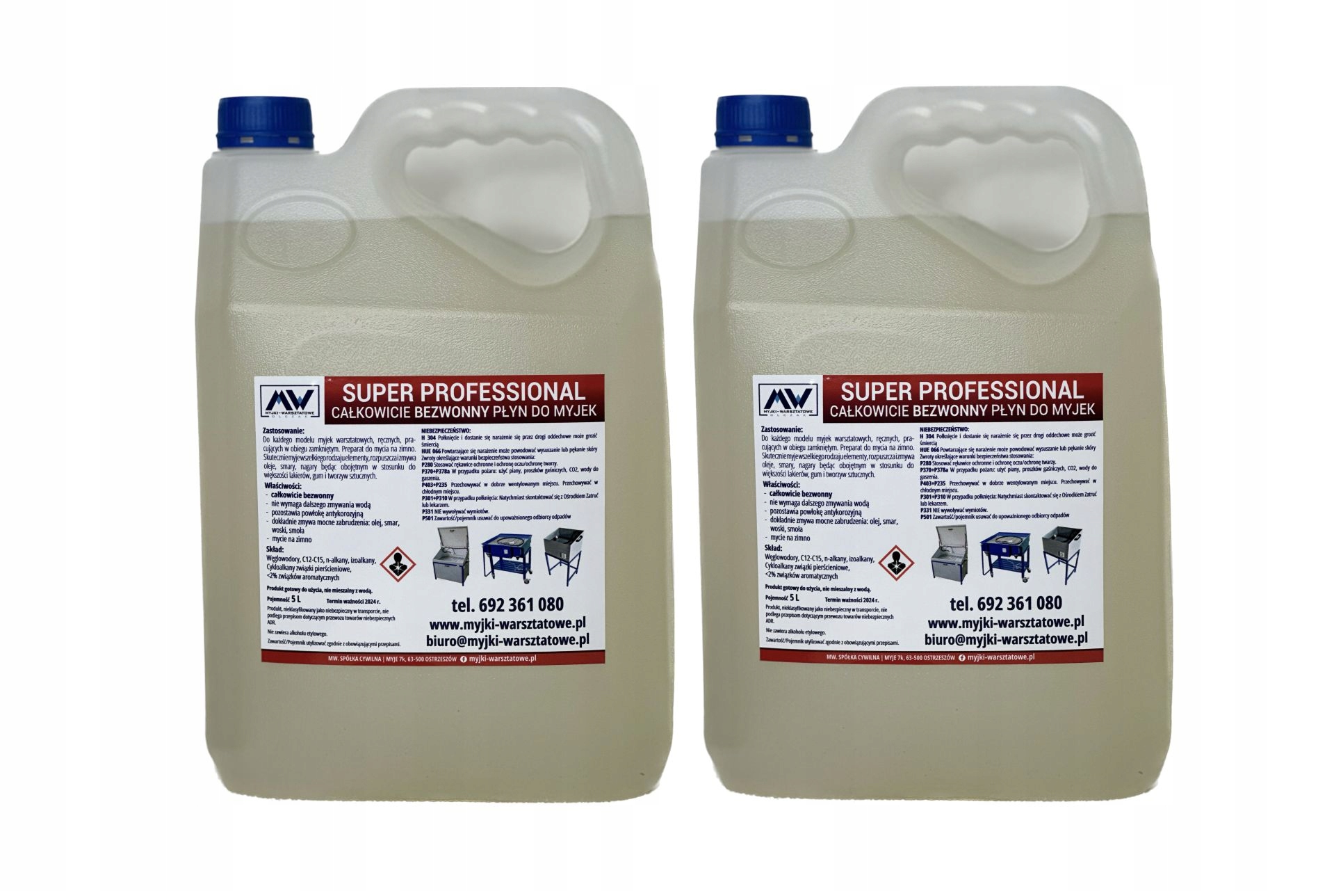 BEZWONNY PŁYN DO MYJEK WARSZTATOWYCH 10 L
