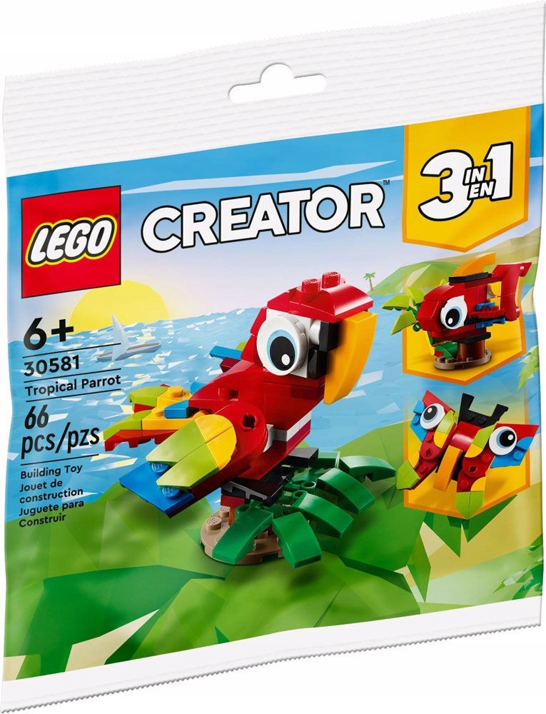 Lego Creator 3 w 1 30581 Tropikalna Papuga
