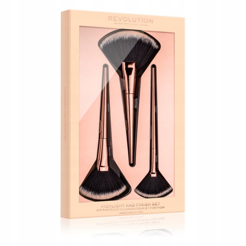 

Makeup Revolution Highlight&Finish pędzle