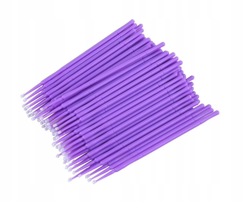 APLIKATORY BEZWŁÓKIENKOWE DO RZĘS 100 SZT. - 1MM Rodzaj aplikatory