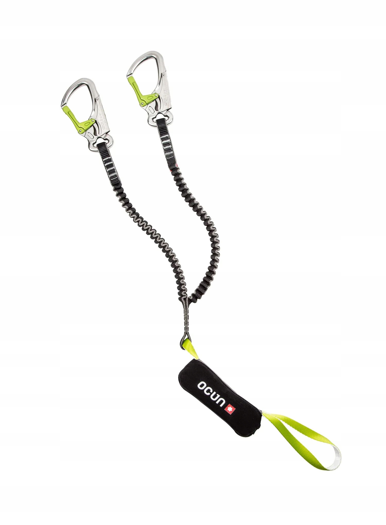 Jisticí set na via ferratu Ocun Captur zeleno-černý