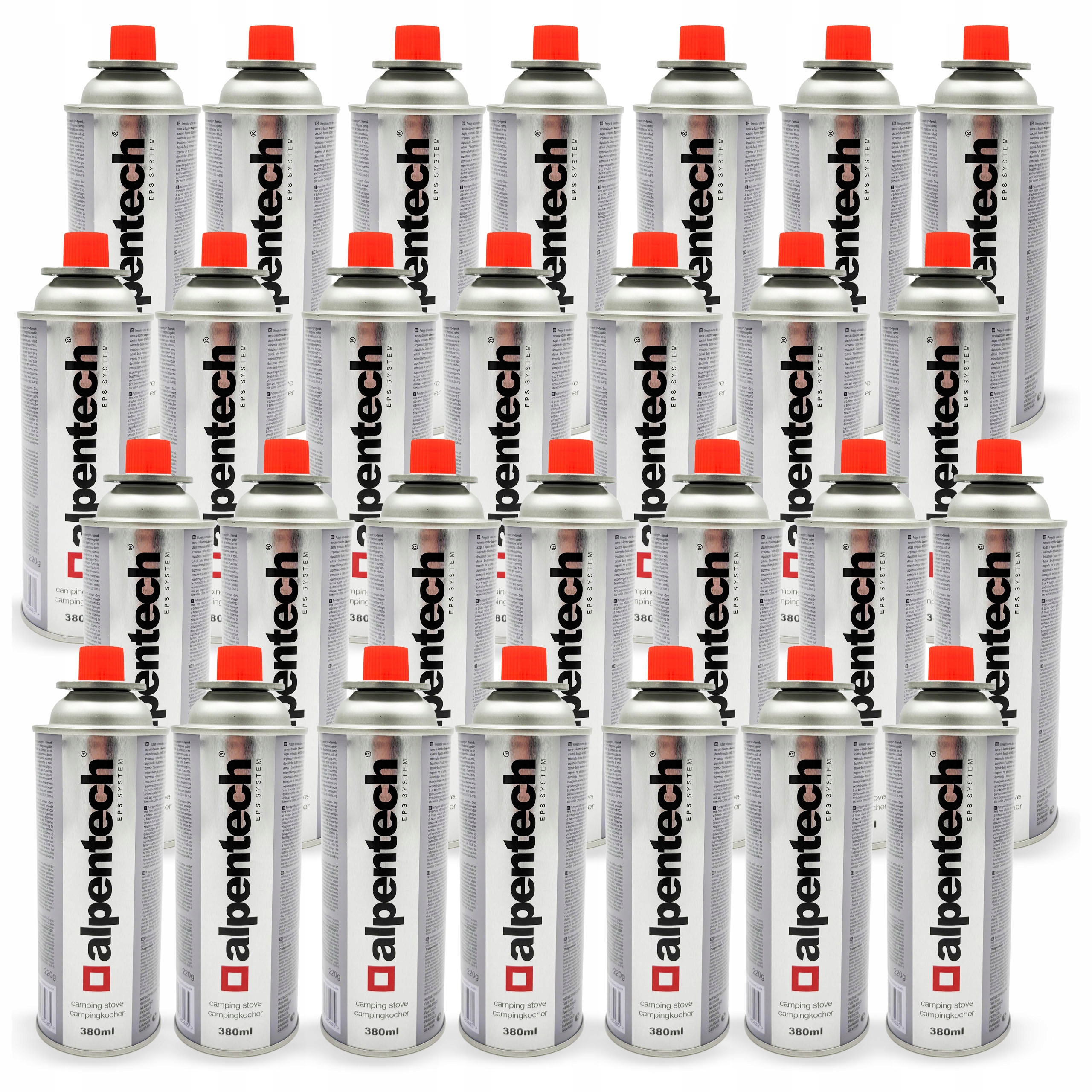 x28 Gaz kartusz Alpen Camping Kartusze gazowe do Kuchenki Palnika Alpentech