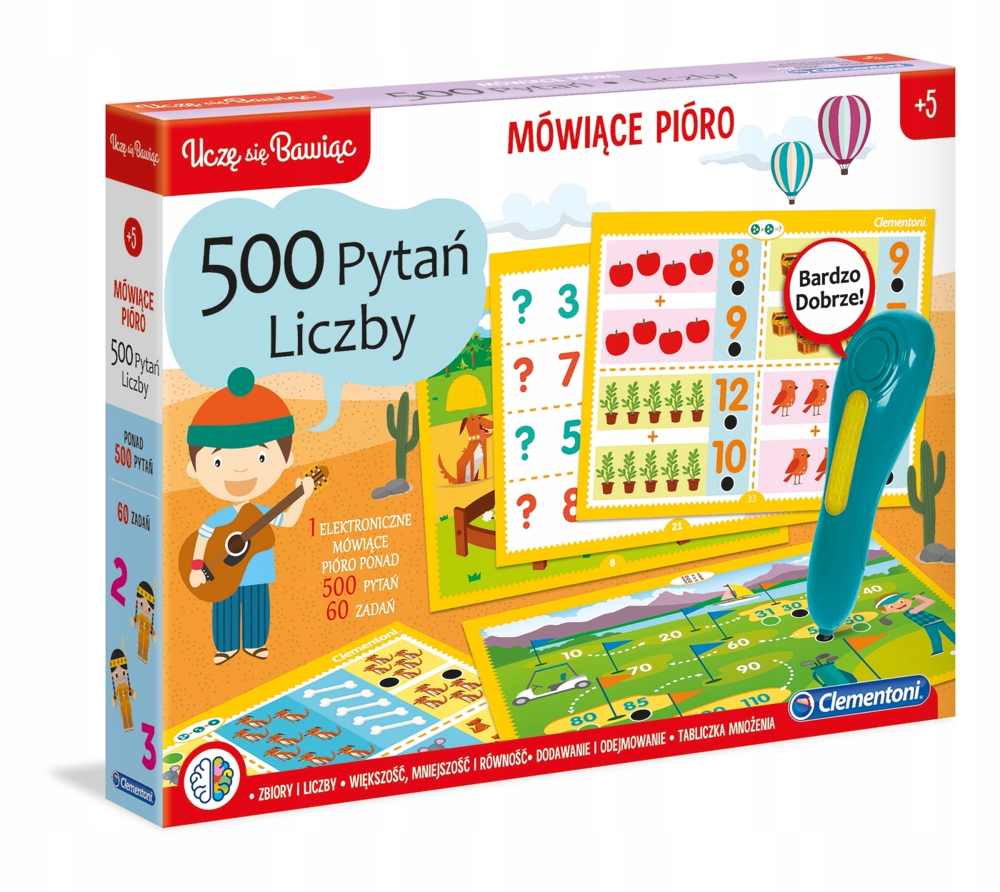 MÓWIĄCE PIÓRO 500 PYTAŃ LICZBY CLEMENTONI