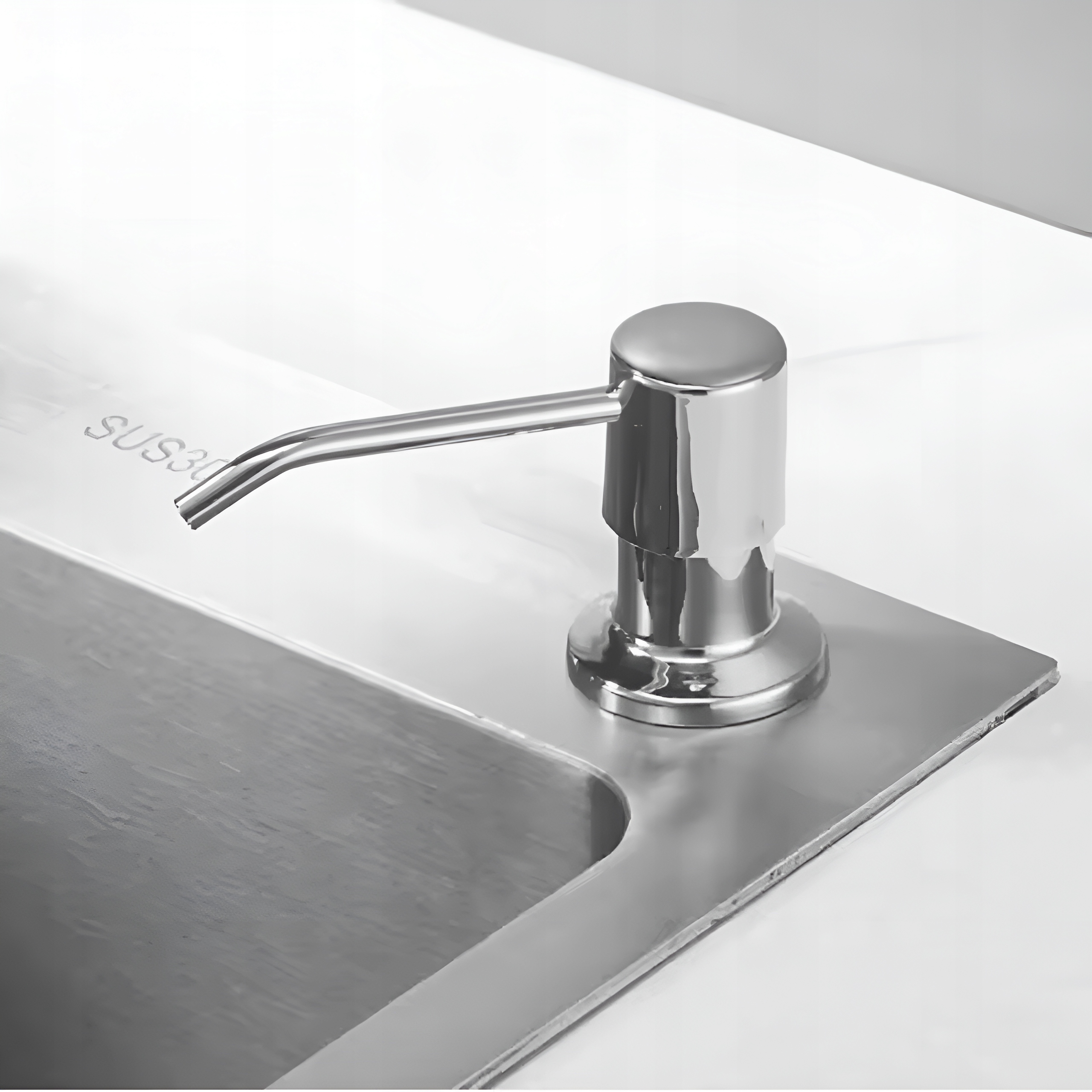 DELVANT DOZOWNIK DO MYCIA NACZYŃ PŁYNU MYDŁA ZLEWOZMYWAKA DO ZLEWU CHROM EAN (GTIN) 5905316546066