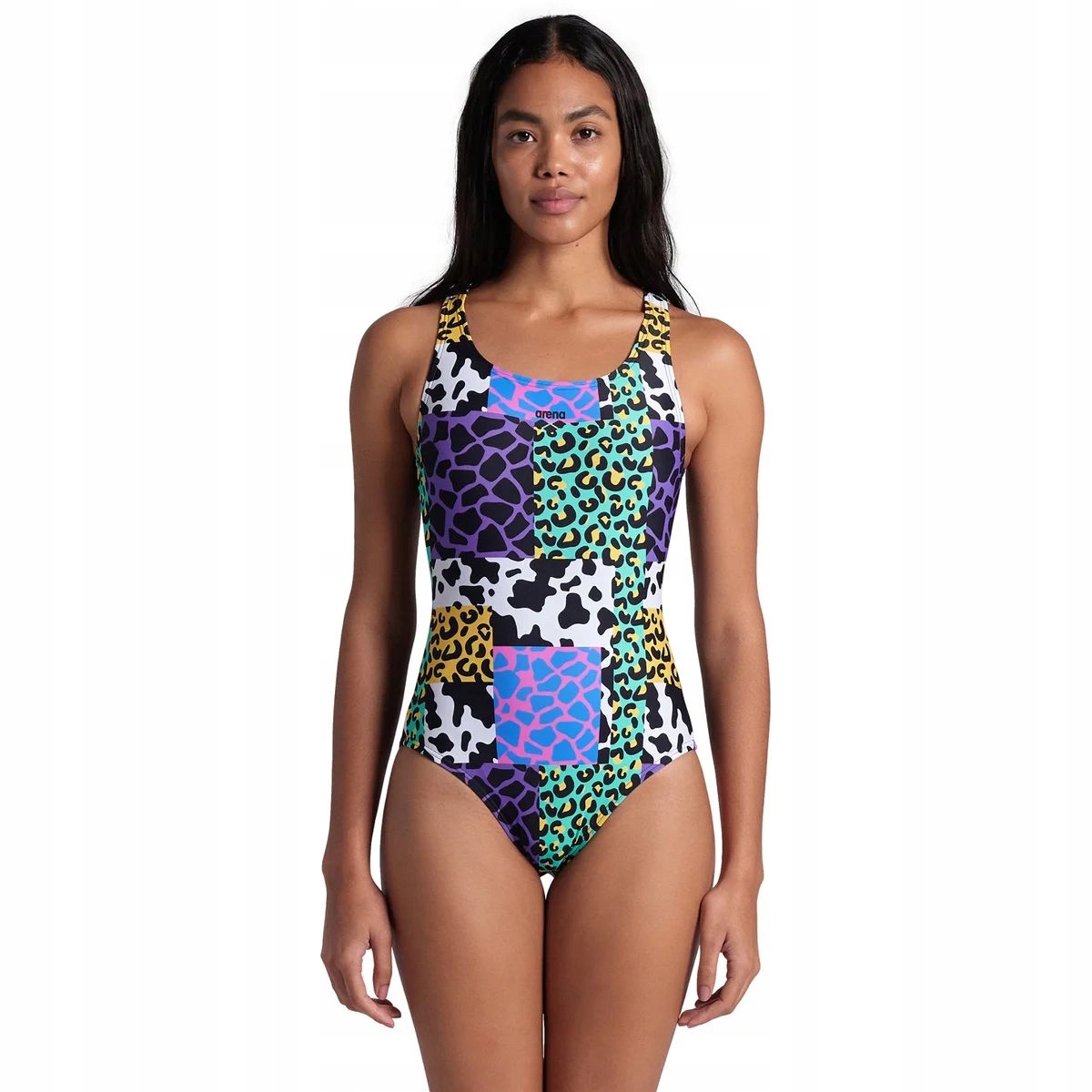 Y8706 strój kapielowy Jednoczęściowy Arena Animalier Swimsuit O Back 34