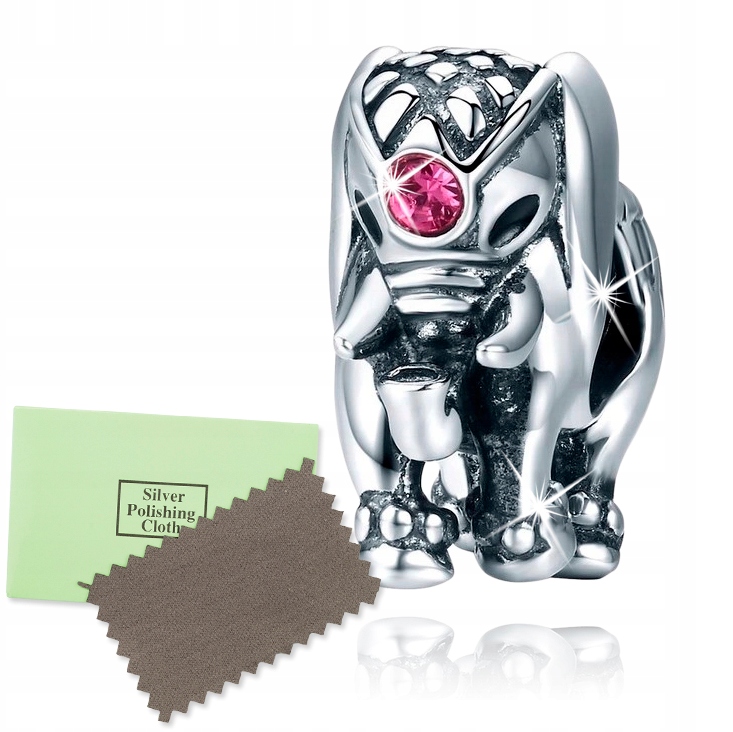 

Zawieszka Charms Srebrny 925 Słoń Beads Koralik