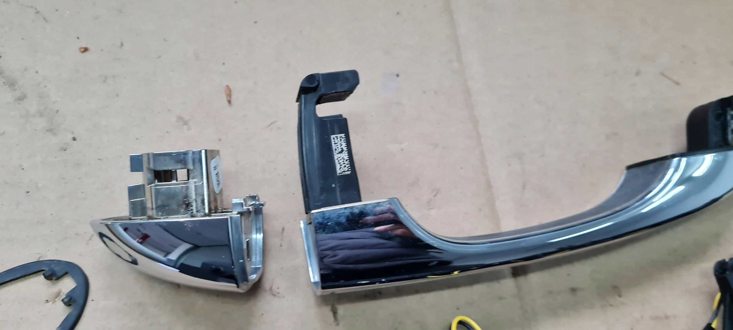 Maserati Quattroporte VI handle door left left rear part CHROM 670005441