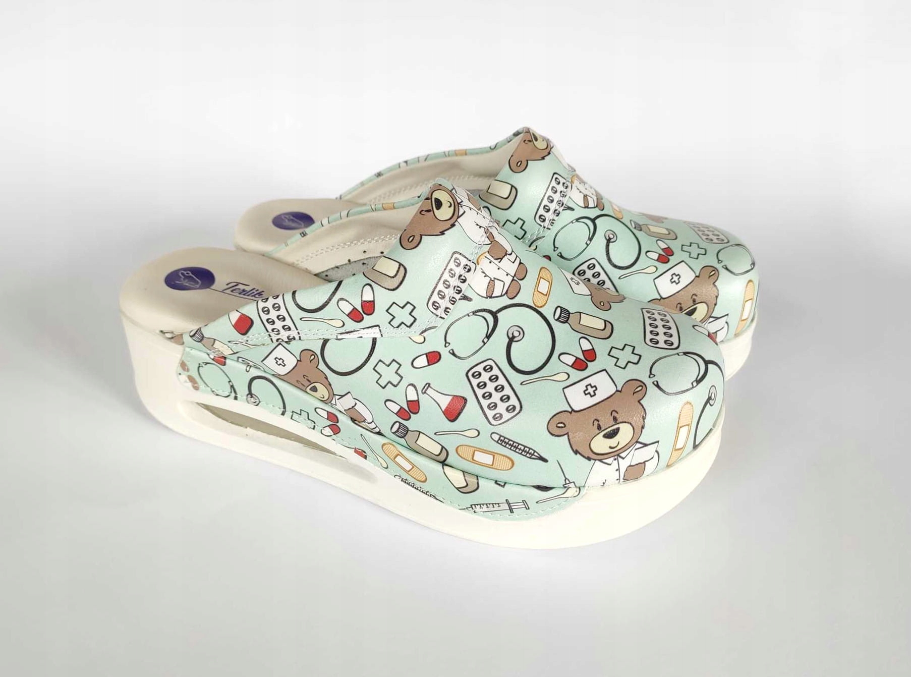 Air Clogs buty medyczne misie 43