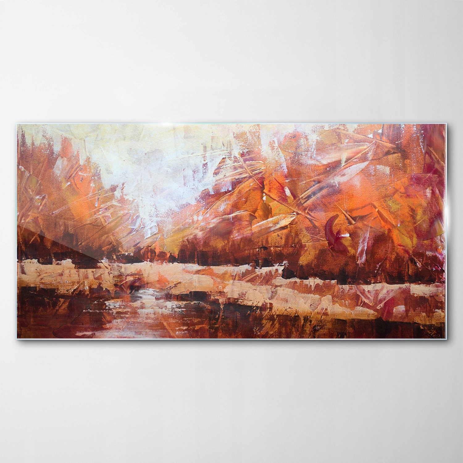 

Obraz na Szkle Dekor Jesień Krajobraz Las 120x60