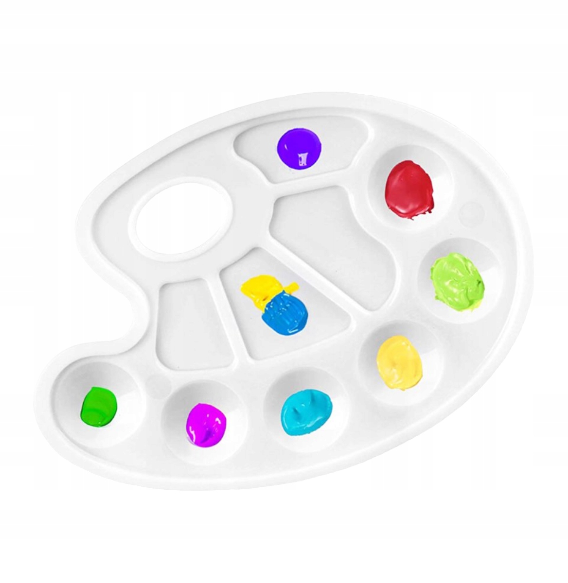 PALETA MALARSKA PALETKA PLASTIKOWA OWALNA 23X17cm Marka Mydecor