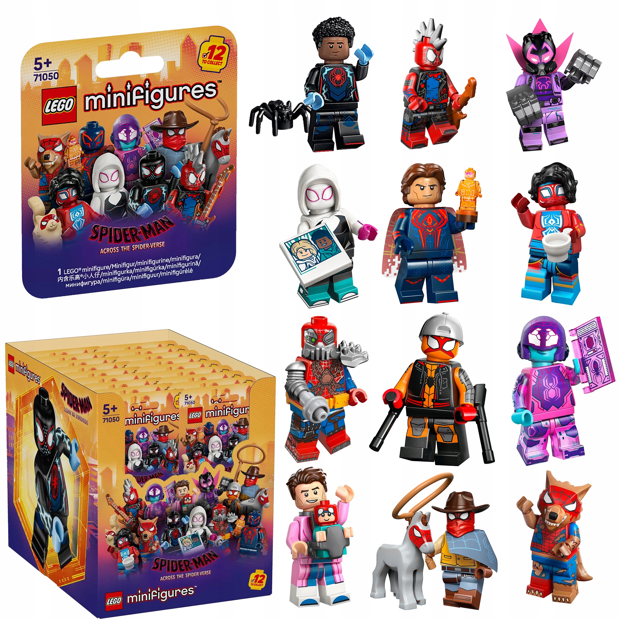Lego Minifigures Spider-Man: Přes Multiverzum 71050 3 Sady 36 ks