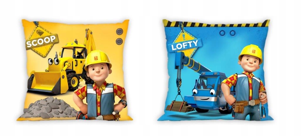 

Poszewka bawełniana Bob Budowniczy 40x40 cm