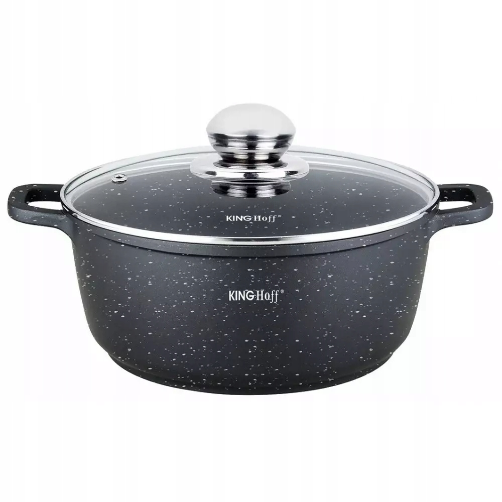 

Garnek żaroodporny z powłoką marmurową 28cm 6,5L