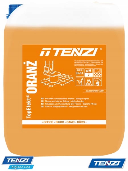 Levně Koncentrovaný prostředek na mytí podlah a interiérového vybavení TopEfect Oranž