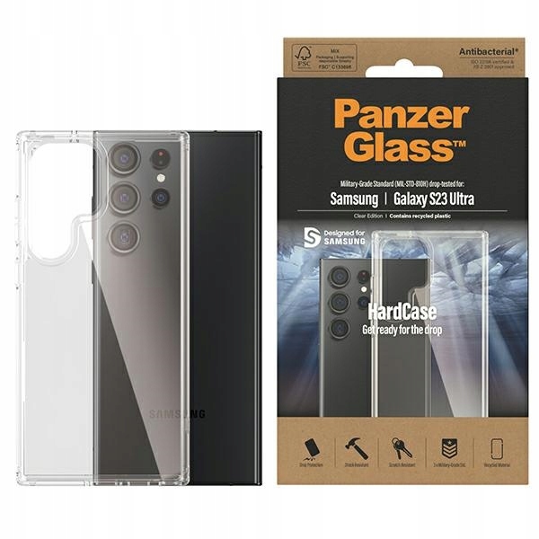 Etui do Samsung S23 Ultra (S918) PanzerGlass ClearCase, przezroczyste