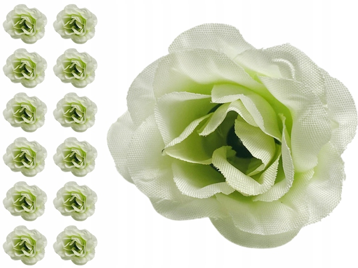 

12x Róża Róże Główka Wyrobowa Sztuczne Kwiaty