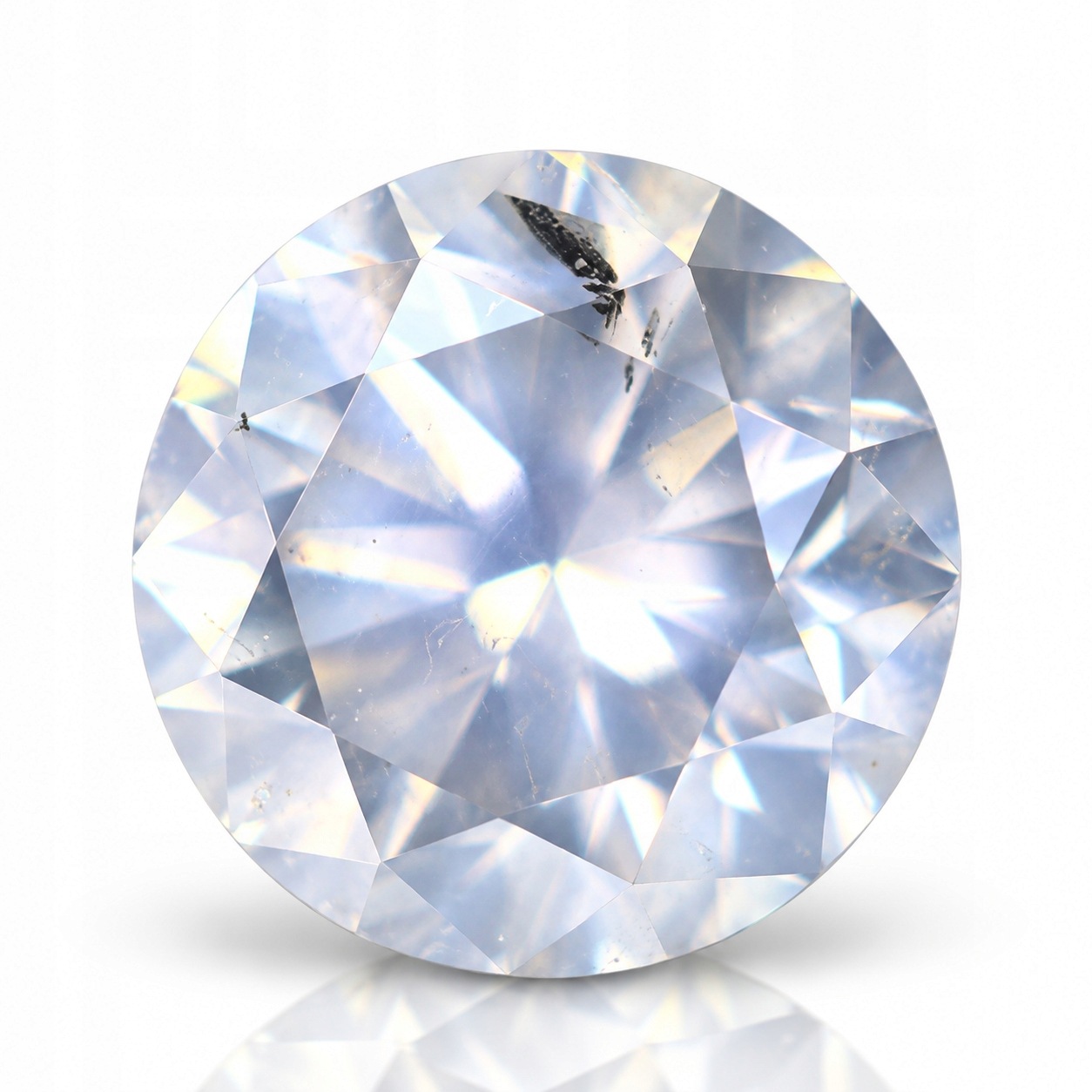 Přírodní diamant 0.40 ct H Brilant I1 certifikát Wbd